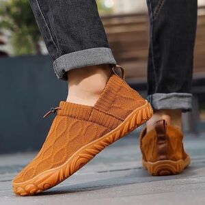 Wide Toe Box Barefoot Shoes Slip On Mens